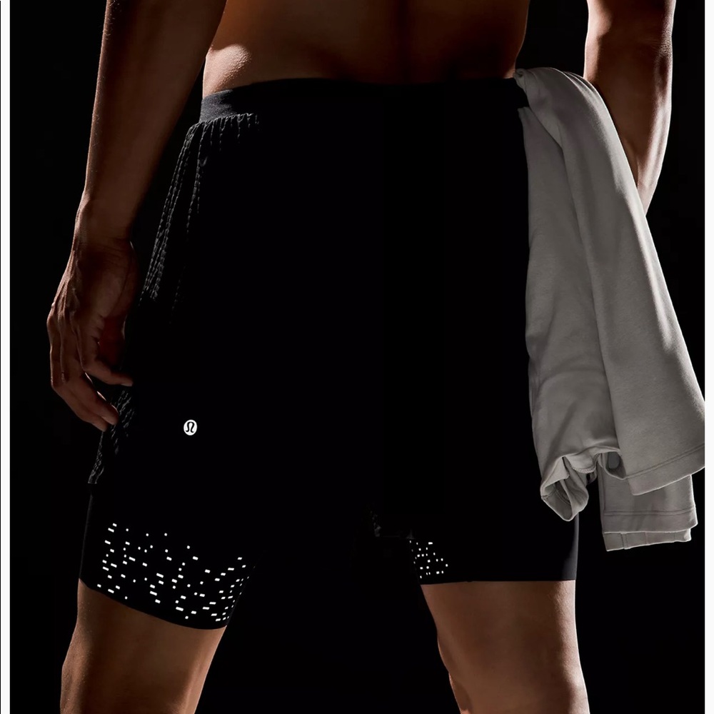 LULULEMON Surged Lined 6” Shorts - Black